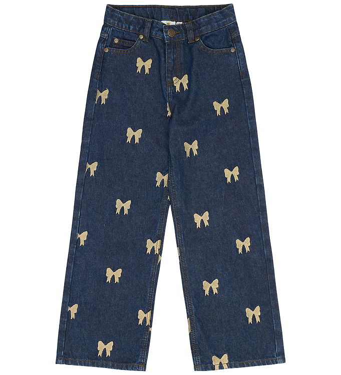 The New Jeans - Wide - TnRaquel - Medium Blue Denim AOP