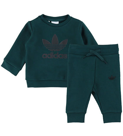 adidas Originals Sweatsæt - Crew - Aurivy/Black adidas Originals Sweatsæt - Crew - Aurivy/Black