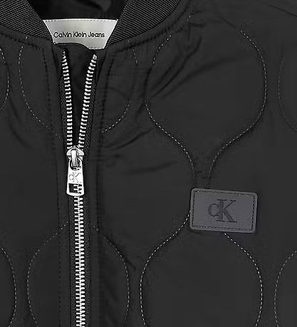 Calvin Klein Bomberjakke - Quilted - Black Calvin Klein Bomberjakke - Quilted - Black