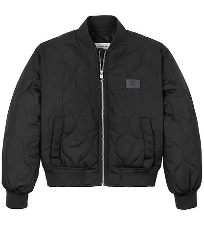 Calvin Klein Bomberjakke - Quilted - Black Calvin Klein Bomberjakke - Quilted - Black