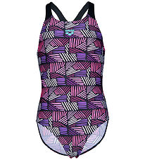 Arena Badedragt - Candies - Sort/Lilla
