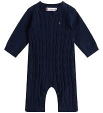 Tommy Hilfiger Heldragt - Strik - Cable - Dark Night Navy