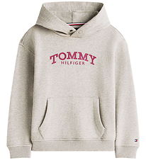 Tommy hilfiger Hættetrøje - Mid Grey/Heather Grey