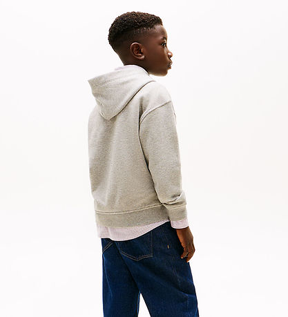 Tommy hilfiger Hættetrøje - Mid Grey/Heather Grey