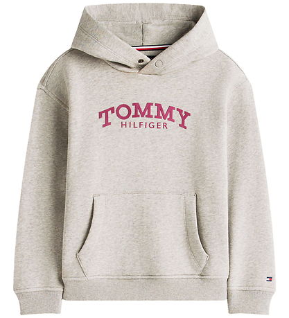Tommy hilfiger Hættetrøje - Mid Grey/Heather Grey