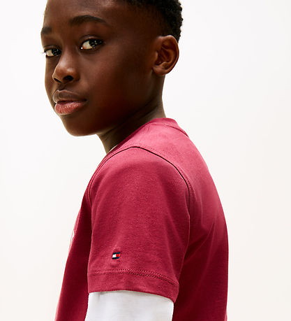 Tommy hilfiger T-shirt - Monotype - Rich Cherrry/Purple