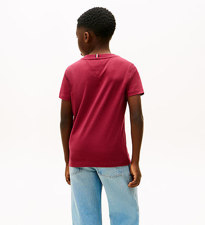 Tommy hilfiger T-shirt - Monotype - Rich Cherrry/Purple