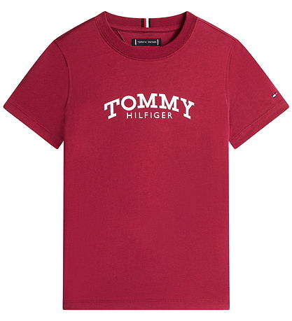 Tommy hilfiger T-shirt - Monotype - Rich Cherrry/Purple