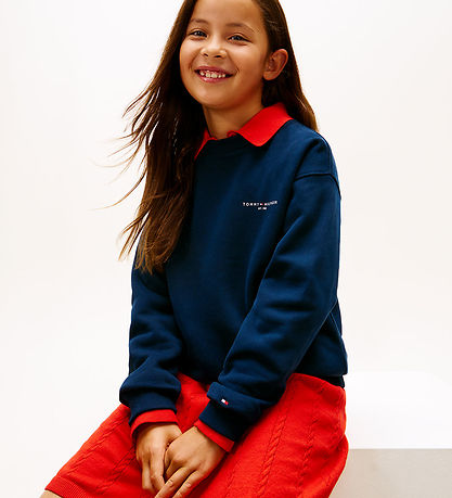 Tommy Hilfiger Sweatshirt - Mini Corp - Dark Night Navy