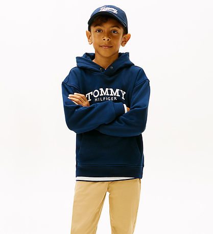 Tommy Hilfiger Hættetrøje - Monotype - Dark Night Navy