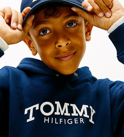 Tommy Hilfiger Hættetrøje - Monotype - Dark Night Navy