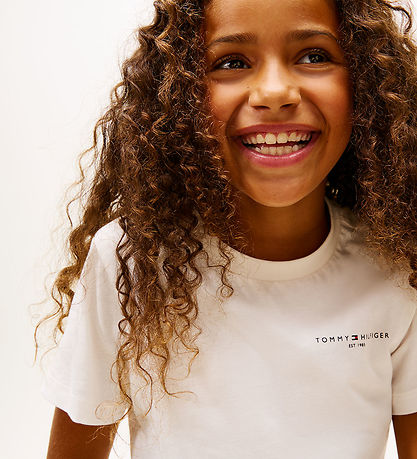 Tommy Hilfiger T-shirt - Mini Corp - Ancient White