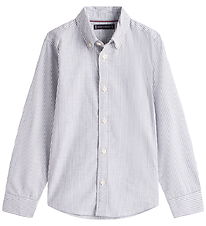 Tommy Hilfiger Skjorte - Dark Night Navy Stripe