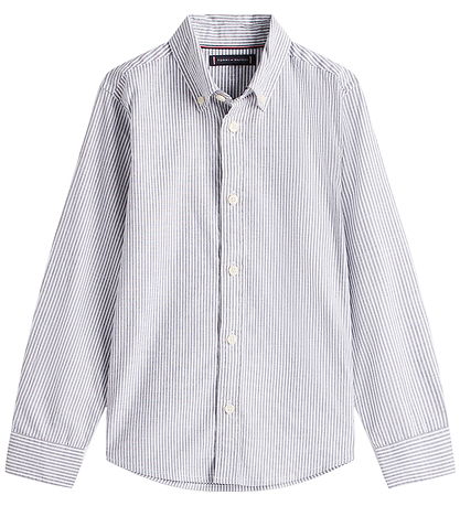 Tommy Hilfiger Skjorte - Dark Night Navy Stripe