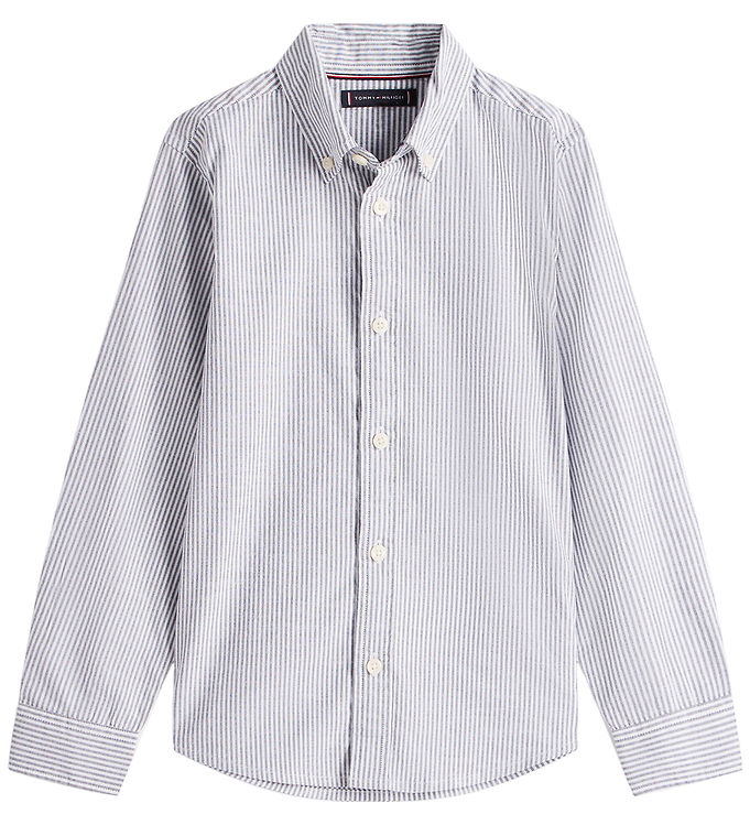 Tommy Hilfiger Skjorte - Dark Night Navy Stripe