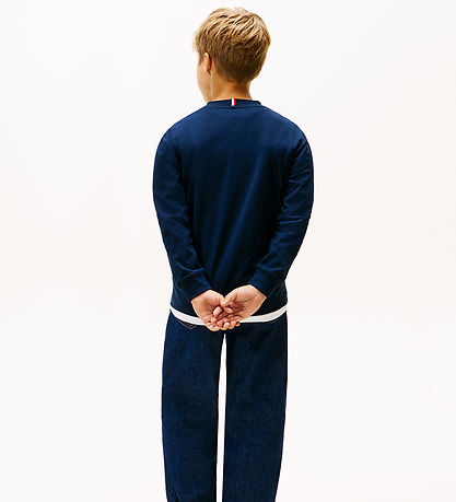 Tommy Hilfiger Bluse - Monotype - Dark Night Navy