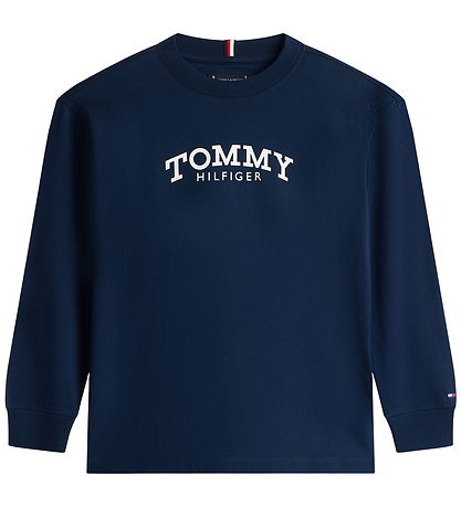 Tommy Hilfiger Bluse - Monotype - Dark Night Navy