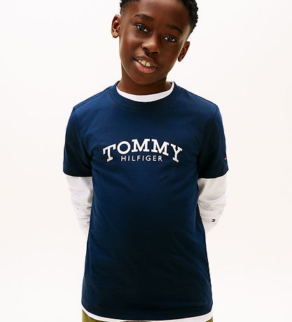 Tommy Hilfiger T-shirt - Monotype - Dark Night Navy
