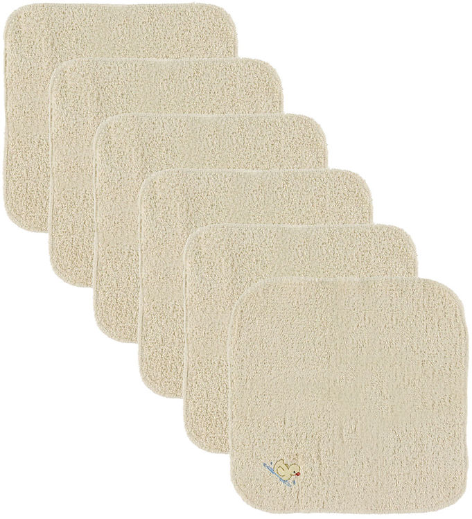 Fanga Fontana Vaskeklude - 6-pak - Figo - Anrique White