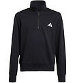 adidas Performance Bluse - J SL FT HZ 220 - Black/White adidas Performance Bluse - J SL FT HZ 220 - Black/White