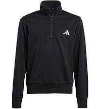 adidas Performance Bluse - J SL FT HZ 220 - Black/White adidas Performance Bluse - J SL FT HZ 220 - Black/White