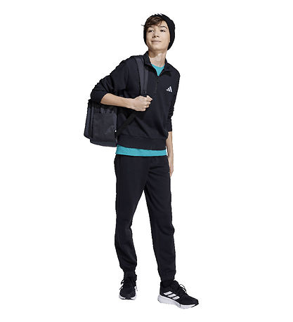 adidas Performance Bluse - J SL FT HZ 220 - Black/White