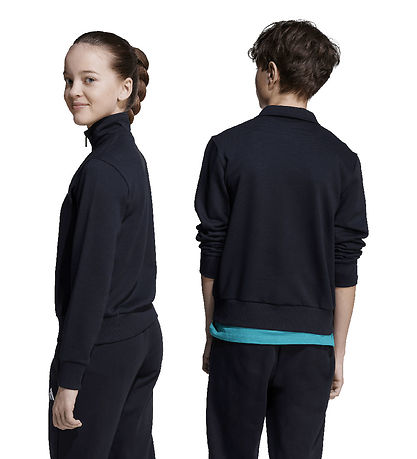 adidas Performance Bluse - J SL FT HZ 220 - Black/White