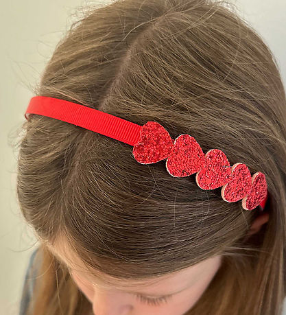 By Stær Hårbøjle - Hjerte - Rød