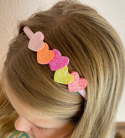 By Stær Hårbøjle - Hjerte - Glimmer Multi