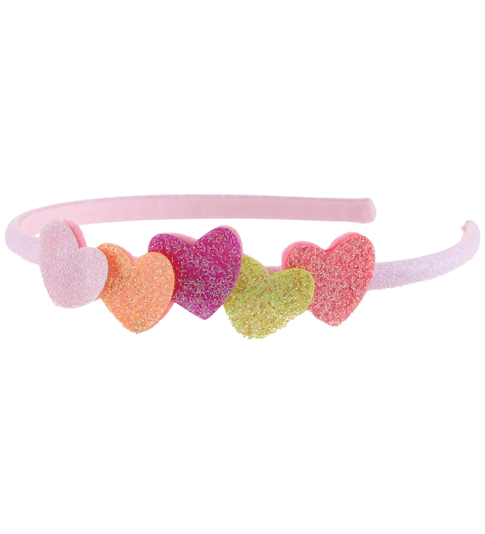 By Stær Haarreifen - Herz - Glitzer Multi - By Stær - One Size - Haarschmuck