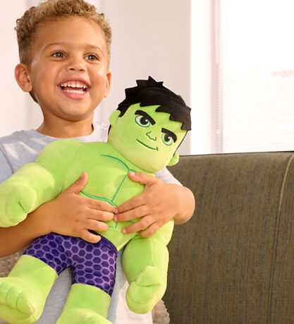 Spidey Bamse - Spidey My Friend Hulk Feature Plush