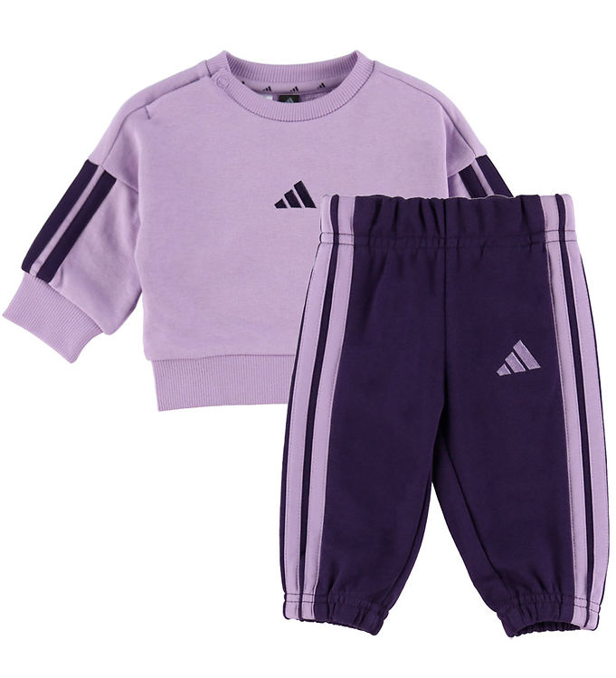 adidas Performance Sweatsæt - 240 - Powder Plum/Aurora Plum