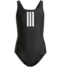 adidas Performance Badedragt - 3S MID SUIT GY - Sort/Hvid