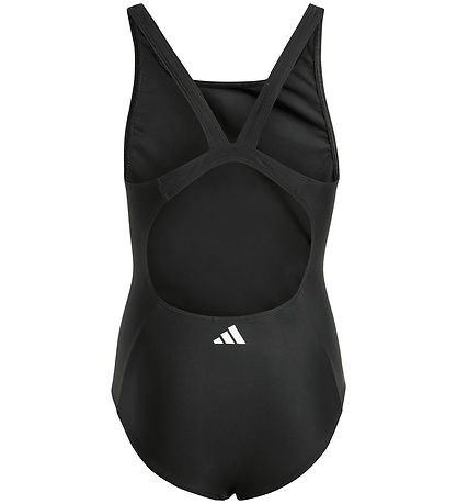 adidas Performance Badedragt - 3S MID SUIT GY - Sort/Hvid