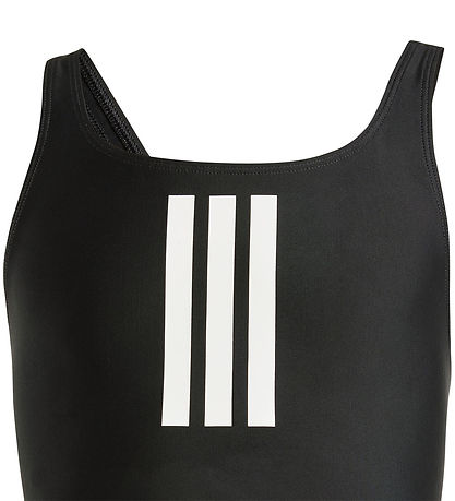 adidas Performance Badedragt - 3S MID SUIT GY - Sort/Hvid