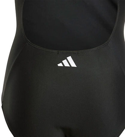 adidas Performance Badedragt - 3S MID SUIT GY - Sort/Hvid