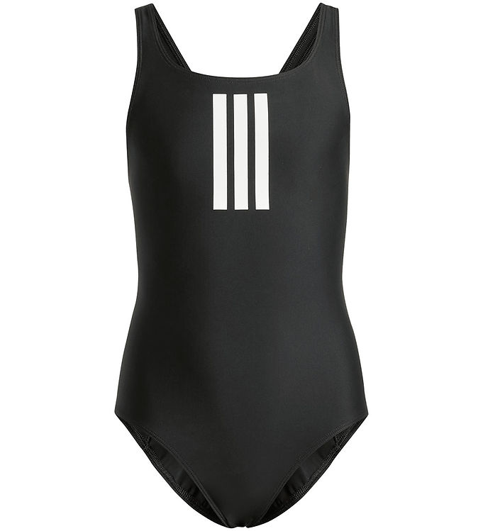 adidas Performance Badedragt - 3S MID SUIT GY - Sort/Hvid