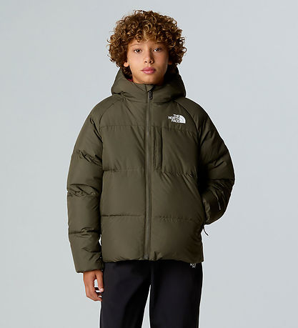 The North Face Down Jacket - North Down Hooded - New Taupe Green The North Face Down Jacket - North Down Hooded - New Taupe Green