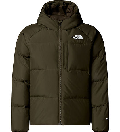 The North Face Down Jacket - North Down Hooded - New Taupe Green The North Face Down Jacket - North Down Hooded - New Taupe Green