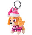 Paw Patrol Keychain - Clip-On Holiday Plush - 10 cm - Skye