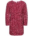 Kids Only Kjole - KogConfidence - Rose Wine m. Palietter