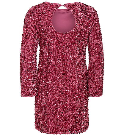 Kids Only Kjole - KogConfidence - Rose Wine m. Palietter