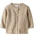 Name It Cardigan - Strik - NbfRolia - Cement