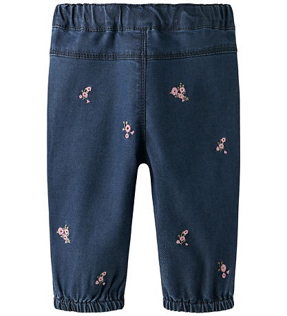 Name It Jeans - NbfRose - Dark Blue Denim/Flower Emb