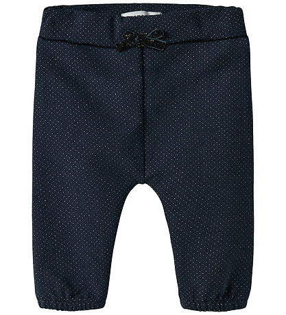 Name It Sweatpants - NbfRulina - Navy Blazer m. Guld Prikker Name It Sweatpants - NbfRulina - Navy Blazer m. Guld Prikker