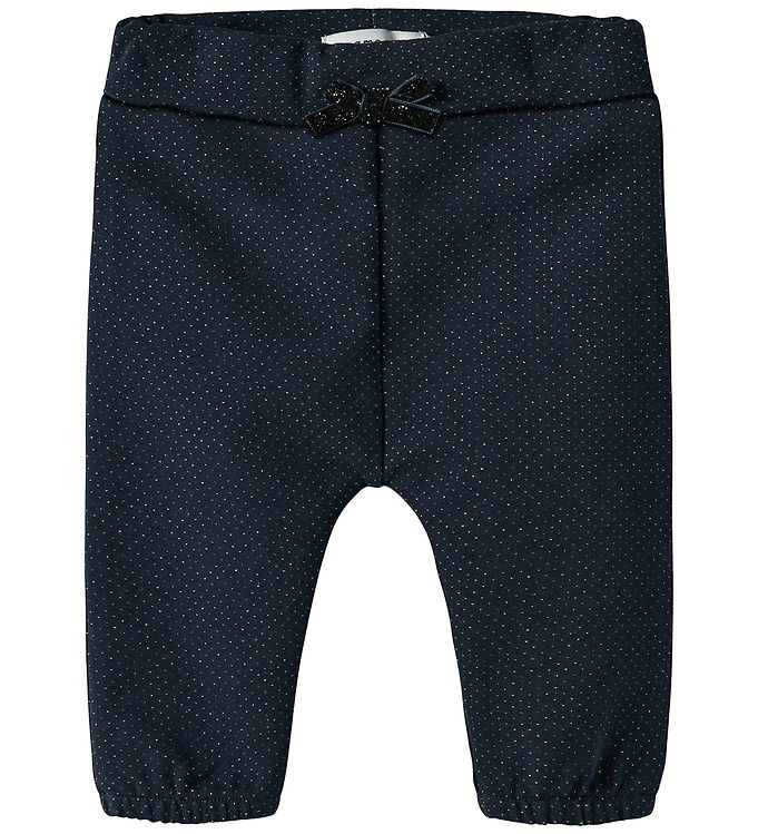 Name It Sweatpants - NbfRulina - Navy Blazer m. Guld Prikker