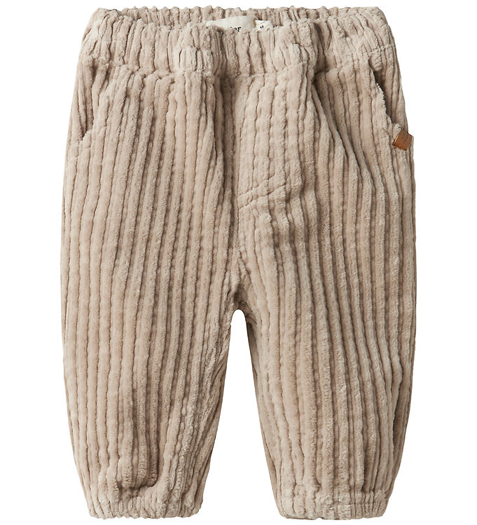 Lil Atelier Fløjlsbukser - NbmRaul - Loose - Oxford Tan