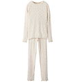 Lil' Atelier Pyjama Set - 2 Parts - NmfGago - Almost Mauve/Flowe