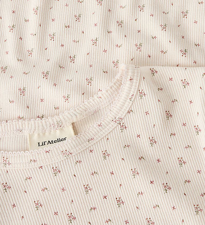 Lil' Atelier Pyjama Set - 2 Parts - NmfGago - Almost Mauve/Flowe Lil' Atelier Pyjama Set - 2 Parts - NmfGago - Almost Mauve/Flowe