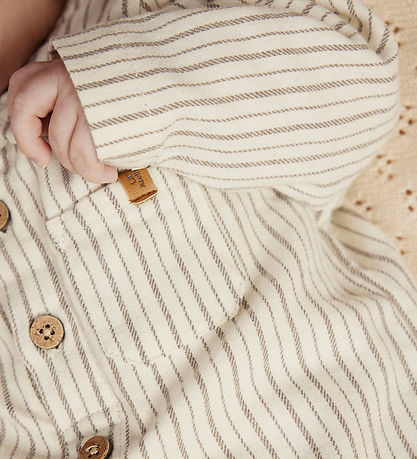 Lil' Atelier Shirt Bodysuit l/s - NbmFelixo - Turtledove/Sepia T Lil' Atelier Shirt Bodysuit l/s - NbmFelixo - Turtledove/Sepia T